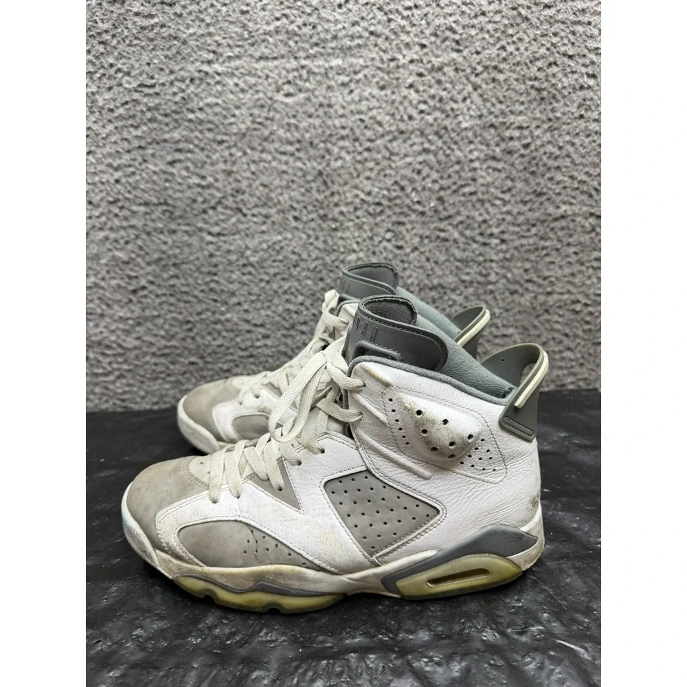 Air Jordan 6 Retro Cool Grey High Top Sneakers CT8529-100 Mens Size 9 US
